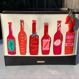 Kate Spade ♠️Spice things up Hot sauce clutch